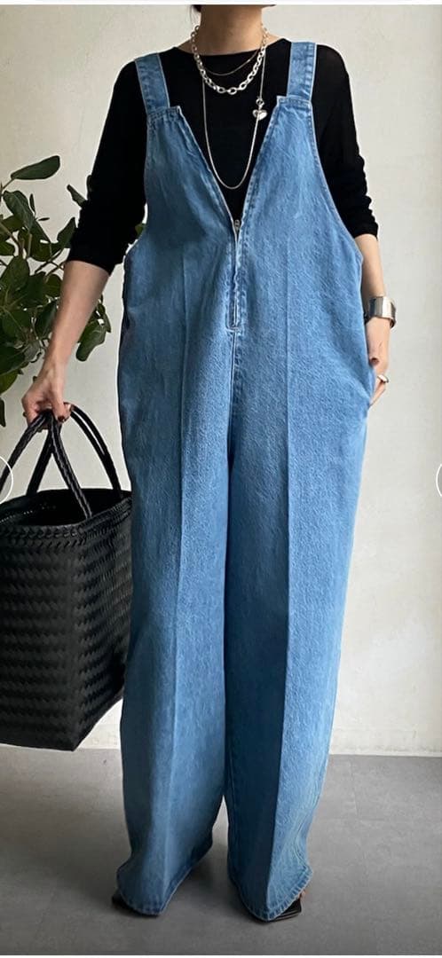 DouDou デニム サロペット