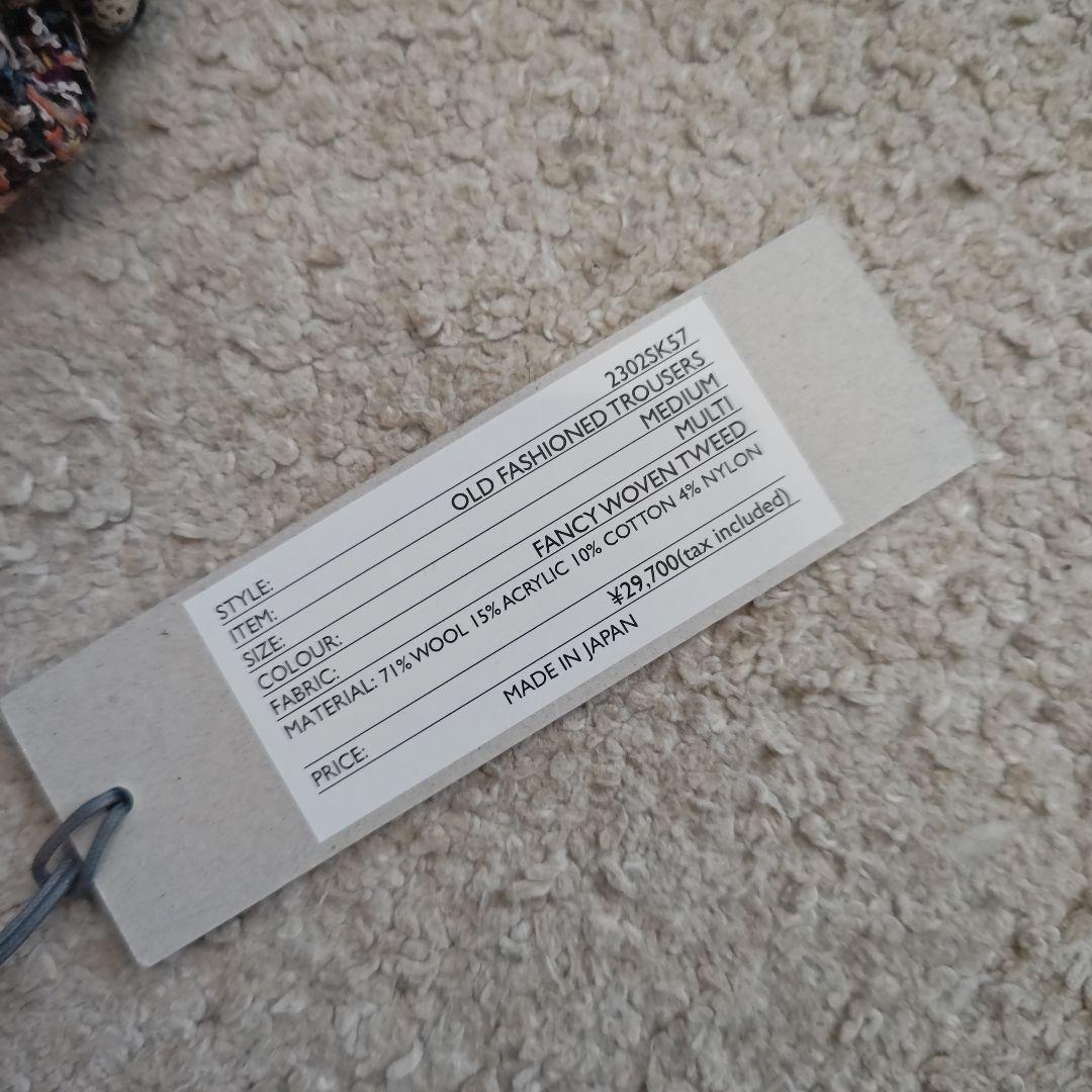 シンヤコズカ 2023AW OLD FASHIONED TROUSERS