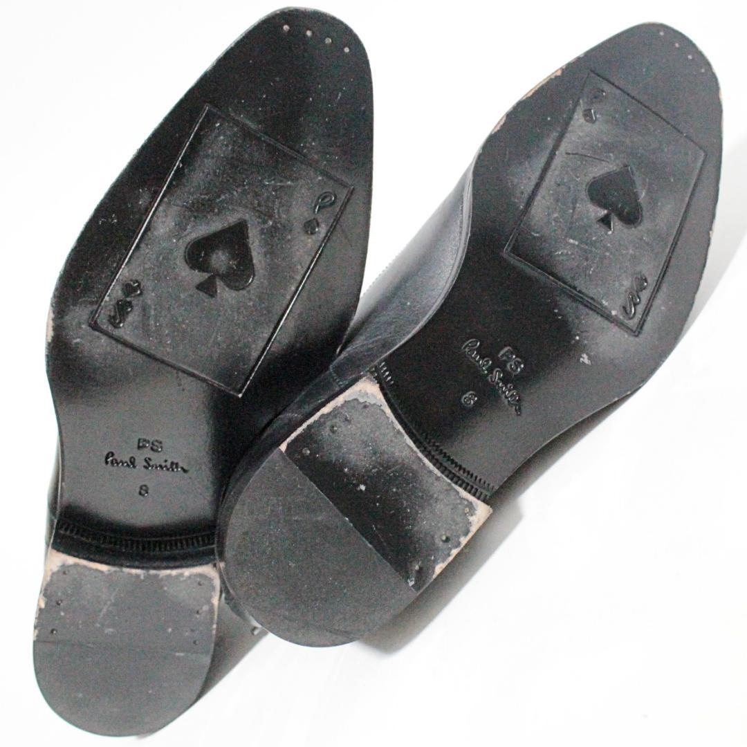 新品訳 箱付 PSポールスミス トランプソール レザードレスシューズ 26.5㎝