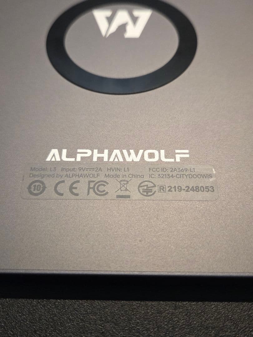 【極美品】ALPHAWOLF 11インチタブレット アルファウルフ LPad3