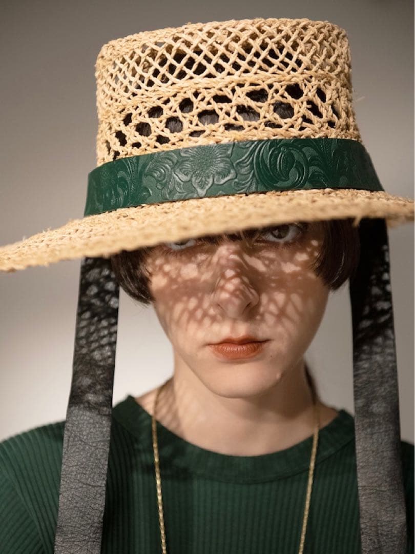 fumietanaka フミエタナカ メゾンドリリス 帽子 麦わら帽子