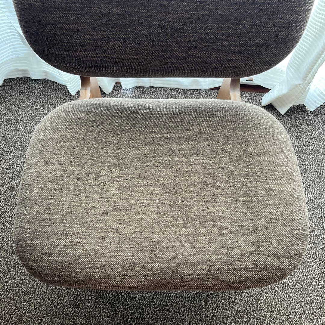 堺区より　2脚　ニトリダイニングチェア　ファブリック　ブラウン　引き取り限定