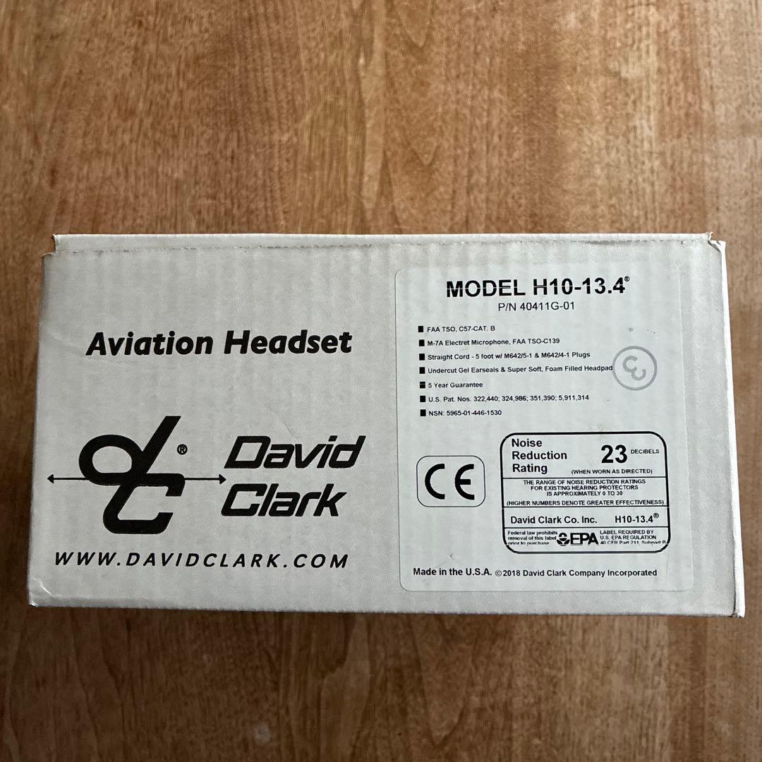 DAVID CLARK デビッドクラーク 航空機用ヘッドセットH10-13.4