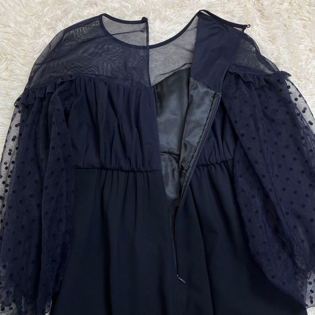 ANDRESD Flocky dot pants dress オールインワン