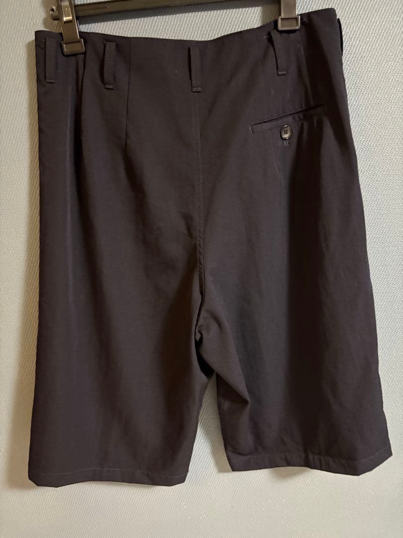 Y’s YohjiYamamoto ギャバンジン　ラップハーフパンツ