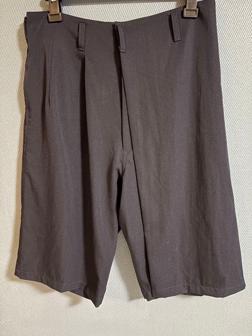 Y’s YohjiYamamoto ギャバンジン　ラップハーフパンツ
