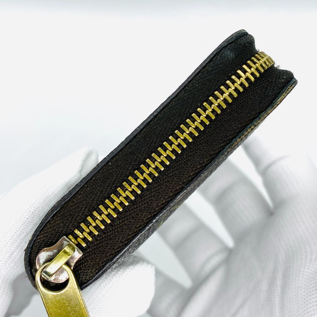 正規品 美品 ルイヴィトン モノグラム ジッピー パース SN4038