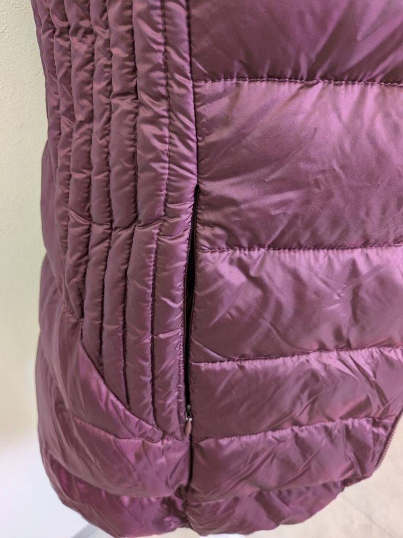 【未使用】Leilian レリアン ダウン ベスト ワインレッド 11号