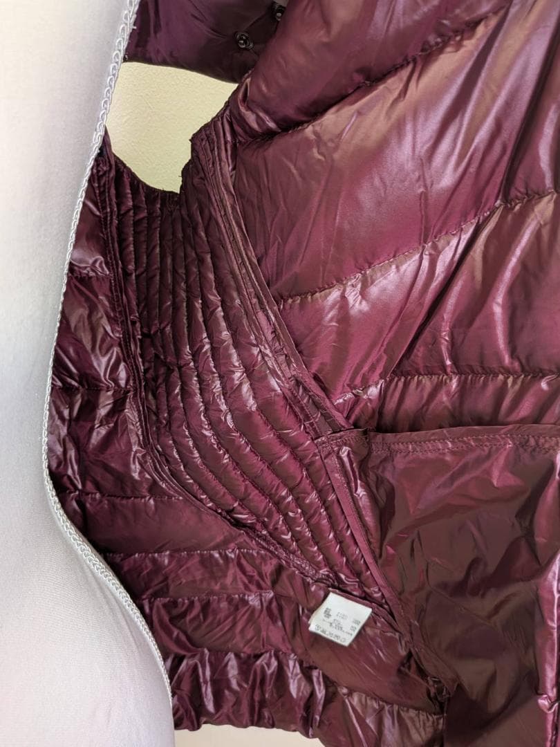 【未使用】Leilian レリアン ダウン ベスト ワインレッド 11号
