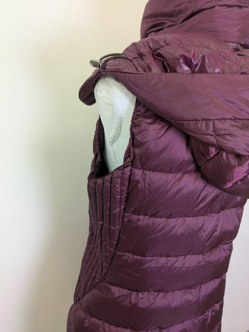 【未使用】Leilian レリアン ダウン ベスト ワインレッド 11号