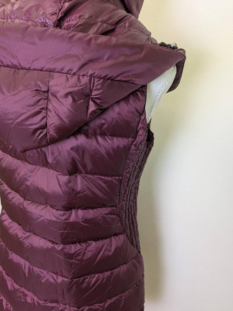 【未使用】Leilian レリアン ダウン ベスト ワインレッド 11号