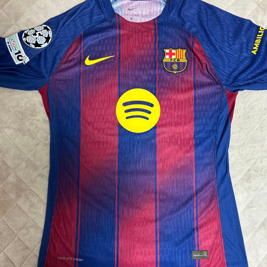ラミンヤマル 25/26FCバルセロナ ホーム 長袖ユニフォーム CL