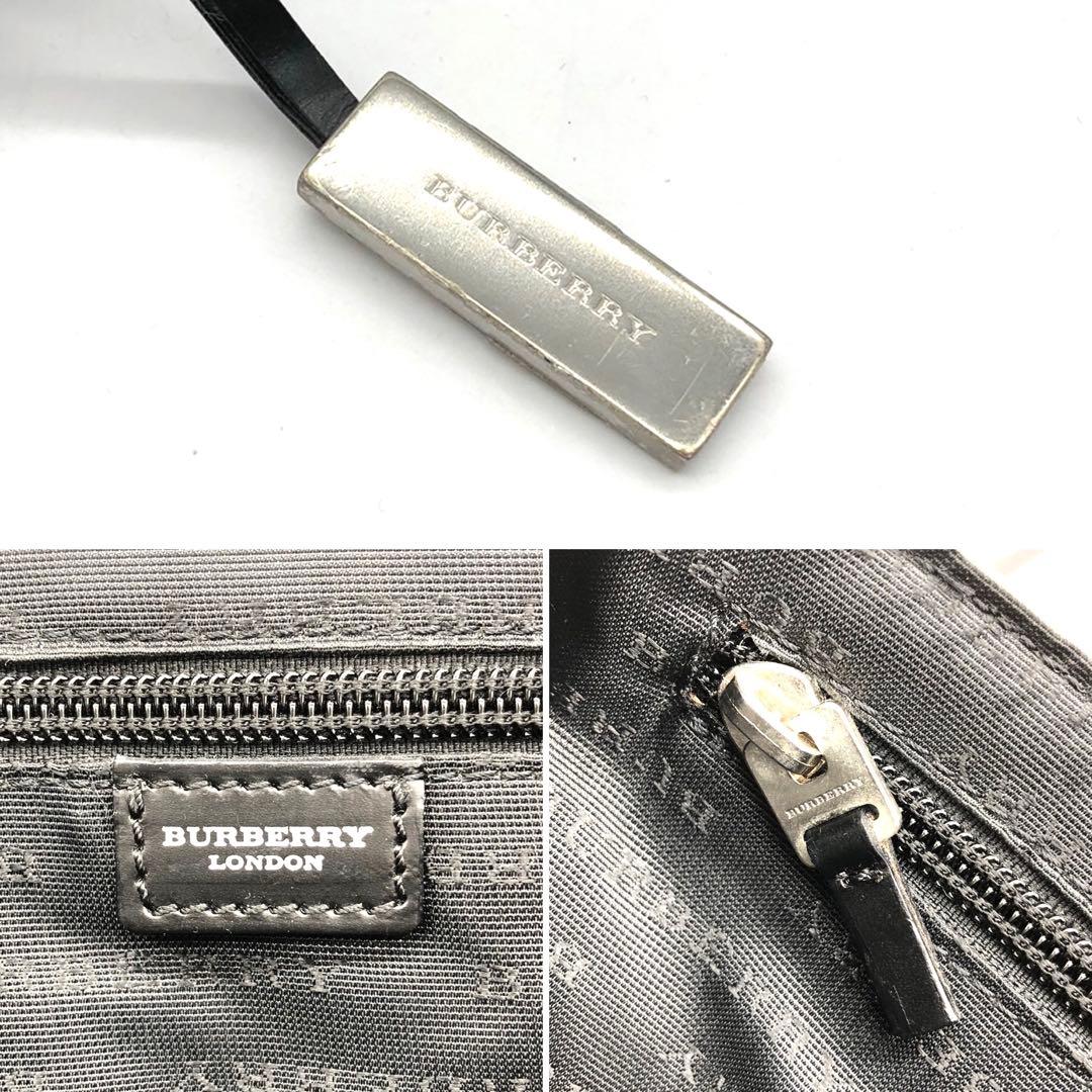 ✨極希少✨バーバリー ショルダーバッグ ノバチェック チャーム PVC レザー