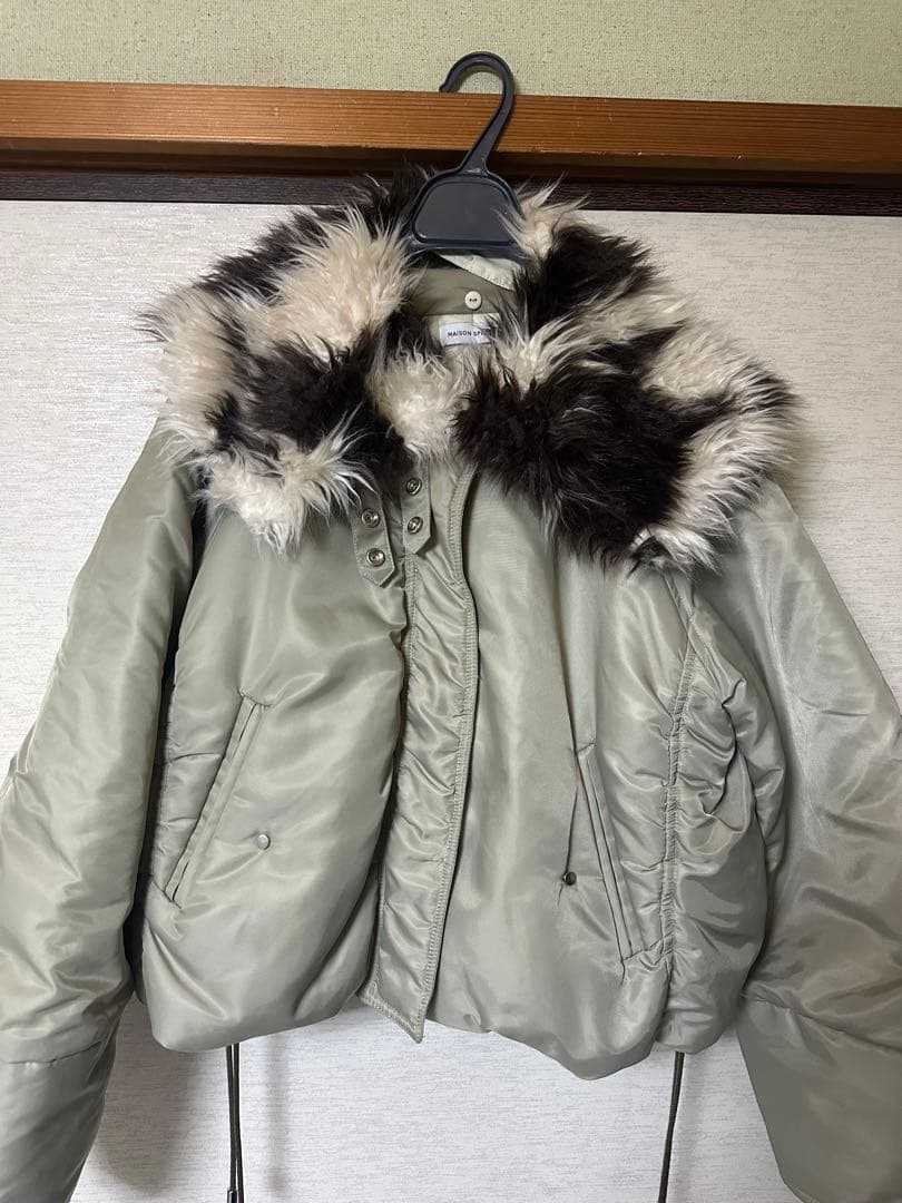 ジャケット・アウター MAISON SPECIAL Fur Collar Padded Blouson