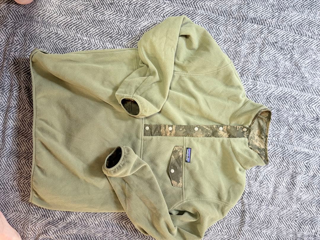 Patagonia パタゴニア カモフラージュグリーン ハーフジップジャケット