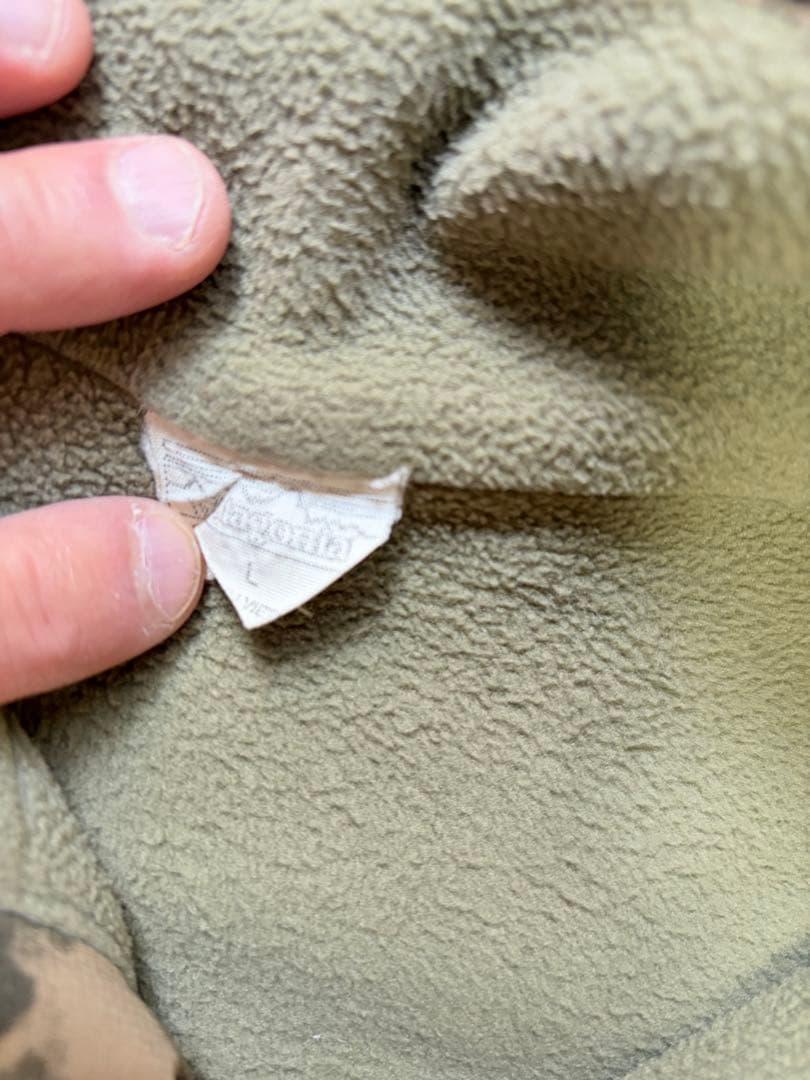 Patagonia パタゴニア カモフラージュグリーン ハーフジップジャケット