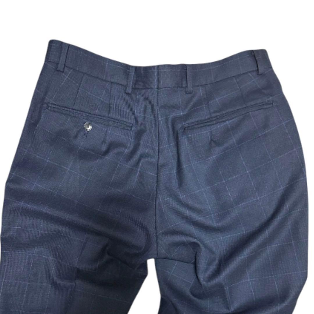 極美品 エディフィス ロロピアーナ ジレンダー セットアップ スーツ M 紺