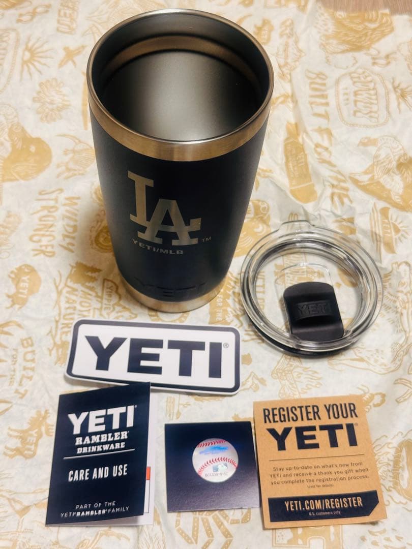 YETI 限定　MLB ロサンゼルス・ドジャース タンブラー