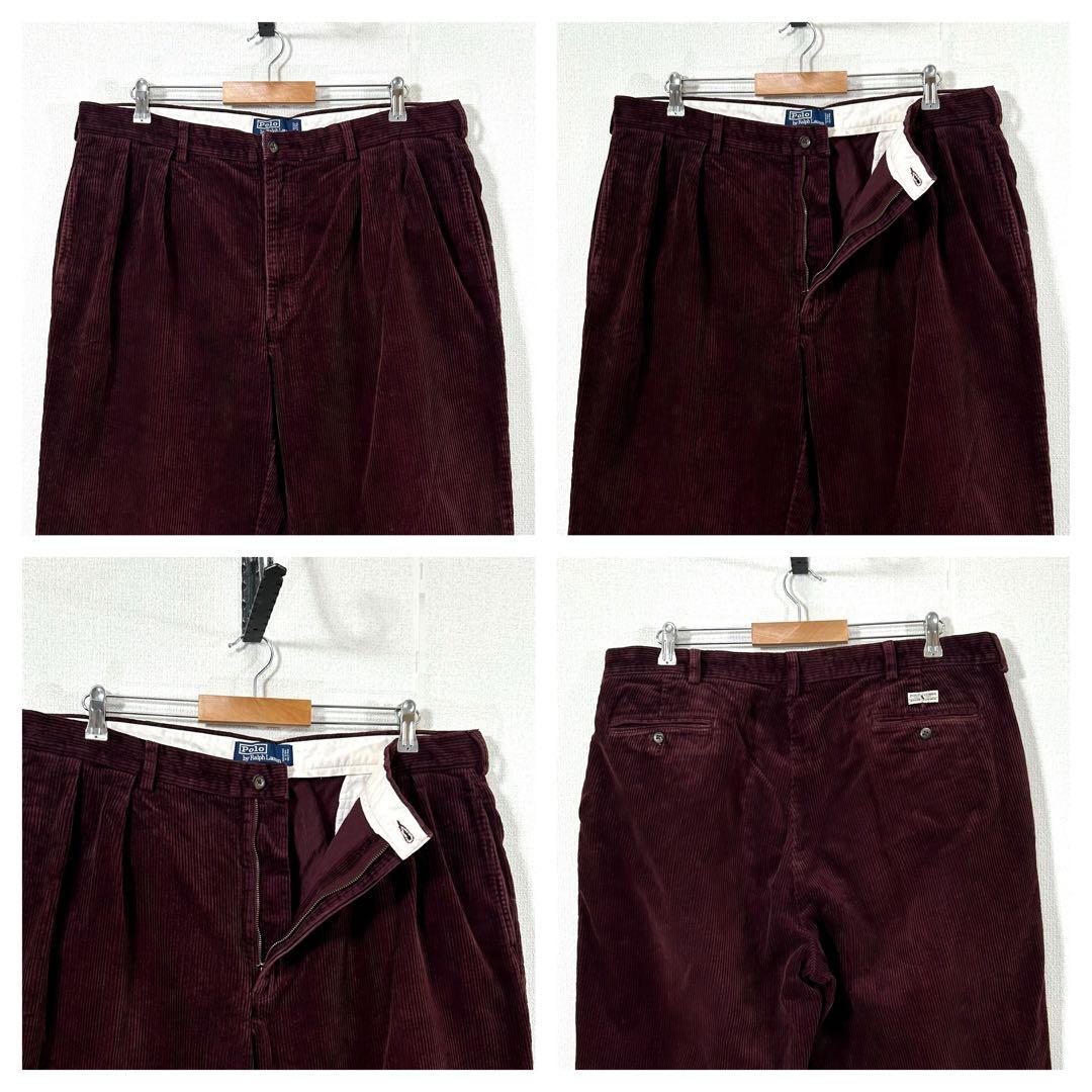ポロラルフローレン中畝コーデュロイパンツP411アンドリューw40アメリカ古着