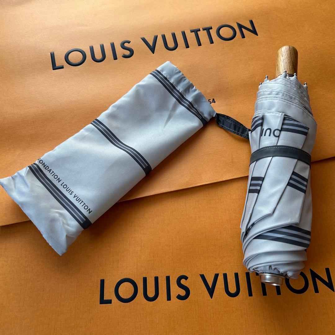 ★新品未使用FONDATION LOUIS VUITTON★ 折りたたみ傘