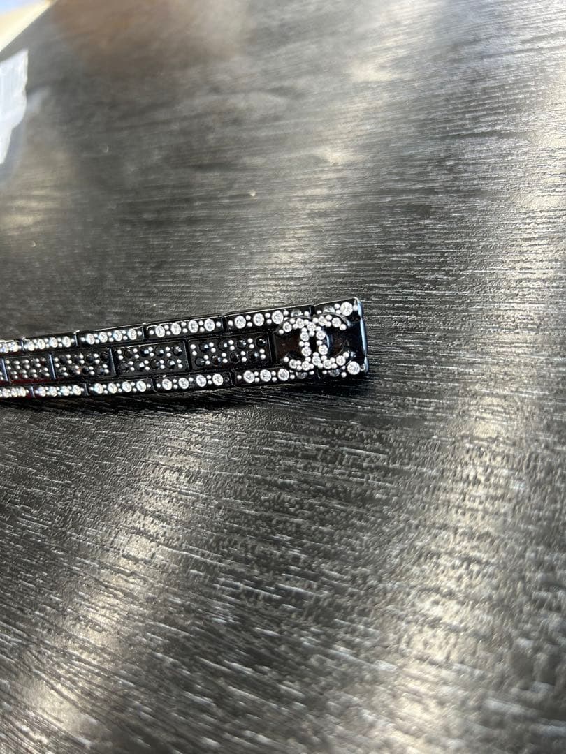 シャネル ヘアピン ブラック アクセサリー