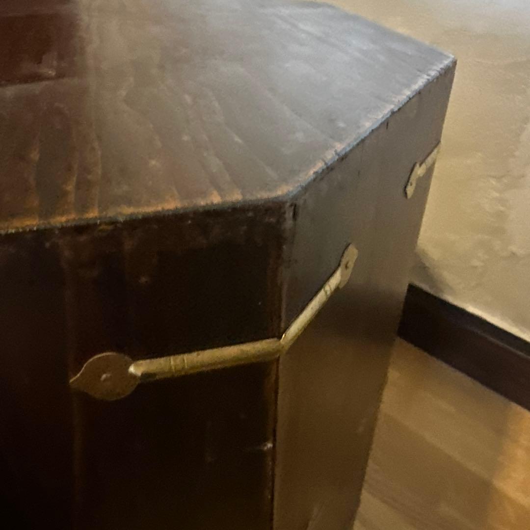 瞬間的お値下げ❣️アンティーク李朝家具　八角箱　帽子入れ 収納箱　韓国美術