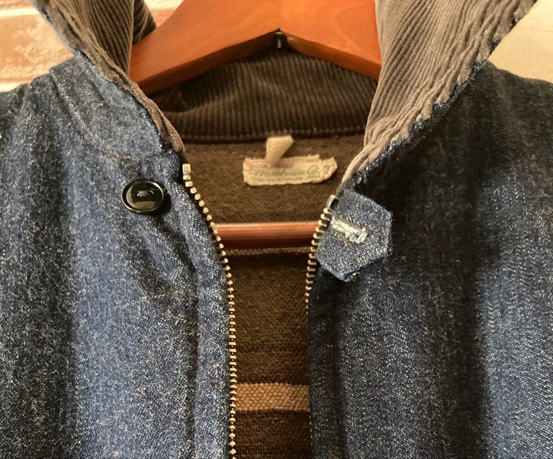 ウエアハウス　TALONジップアップ デニムジャケット2149ブランケット38M