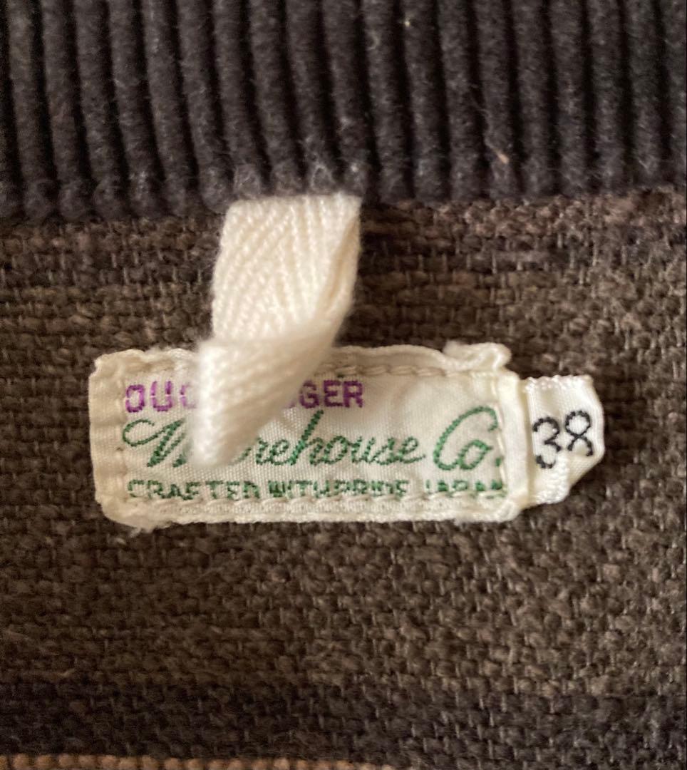 ウエアハウス　TALONジップアップ デニムジャケット2149ブランケット38M