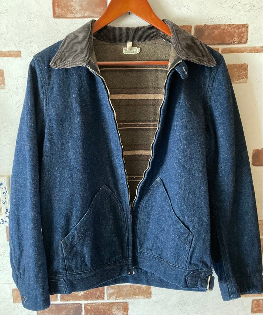 ウエアハウス　TALONジップアップ デニムジャケット2149ブランケット38M