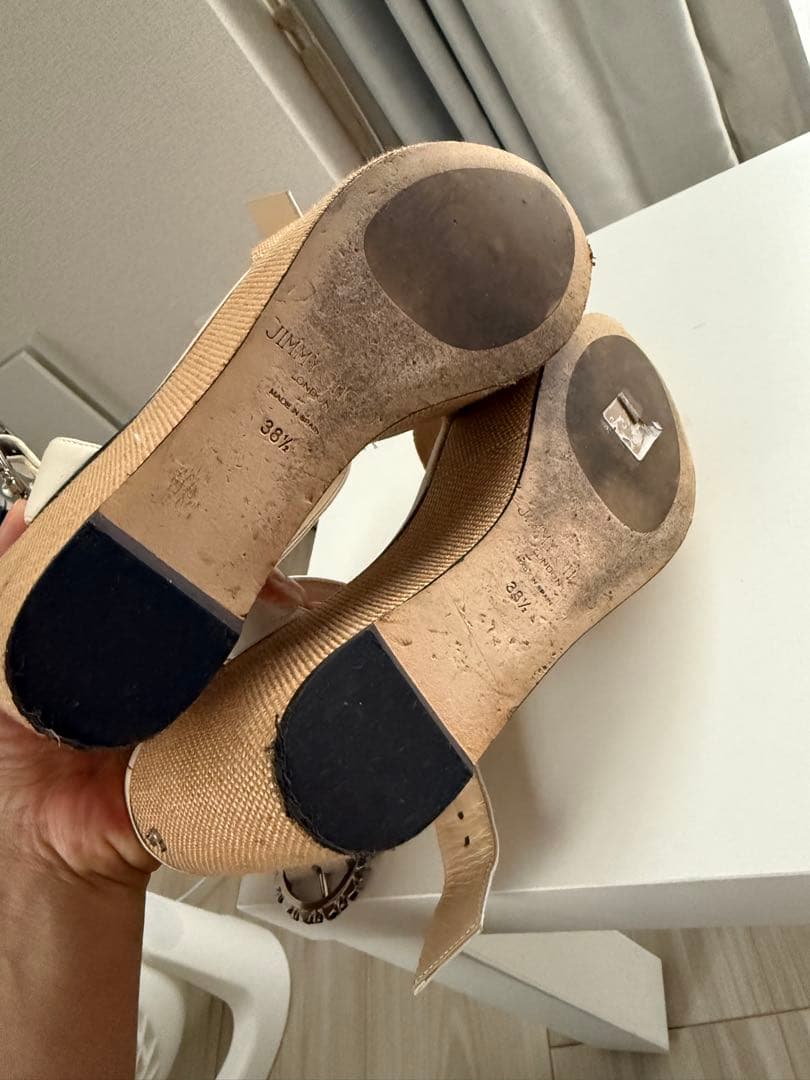 超美品　ジミーチュウ　サンダル　ウェッジソール