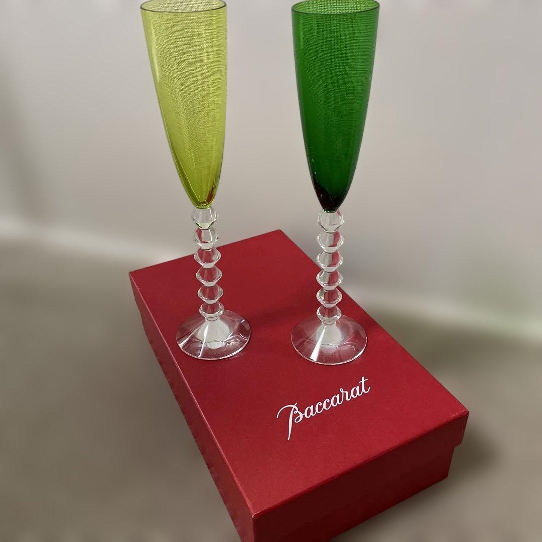 Baccarat シャンパングラス 2個セット
