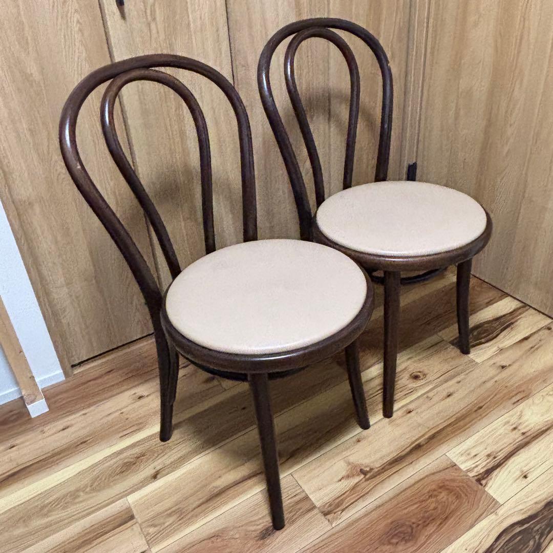 北欧インテリア✨ベントウッドチェア 2脚セット 曲げ木 名作デザイン ダイニング