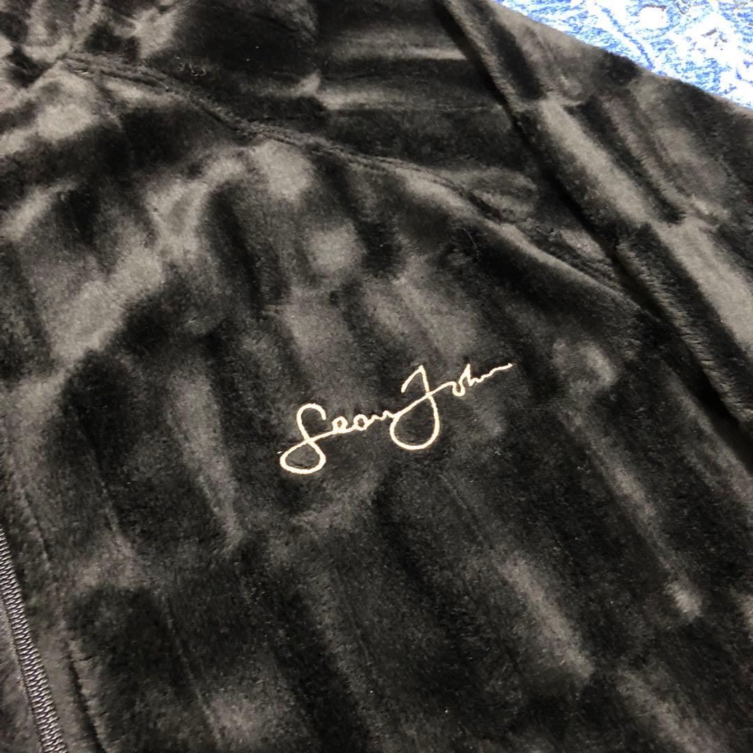 ショーンジョン　セットアップ　ベロア　2XL ブラック