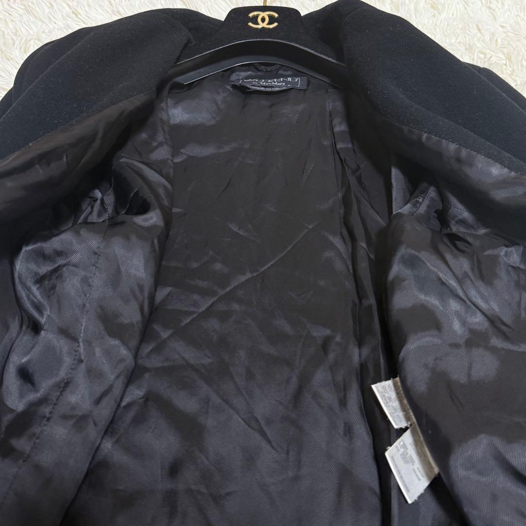 大きいサイズ✨マックスマーラ スーパーロング コート 黒 42 weekend