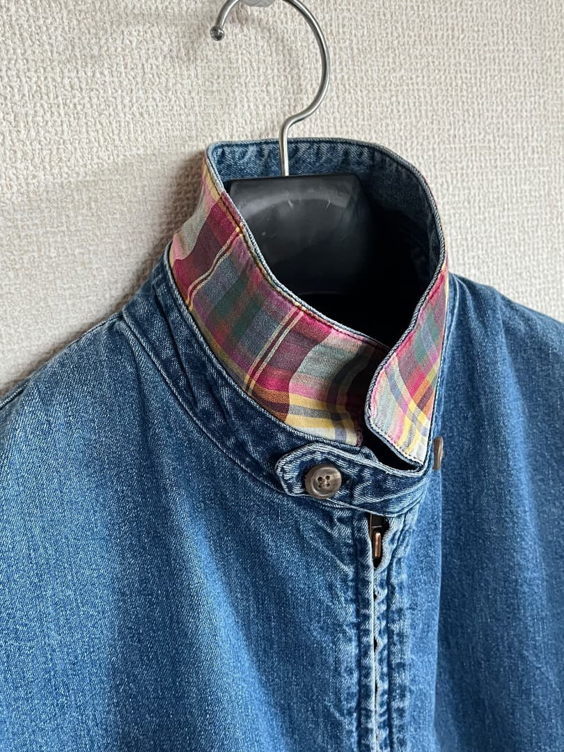 80sRALPH LAUREN デニムスイングトップ ドリズラーポニーなし