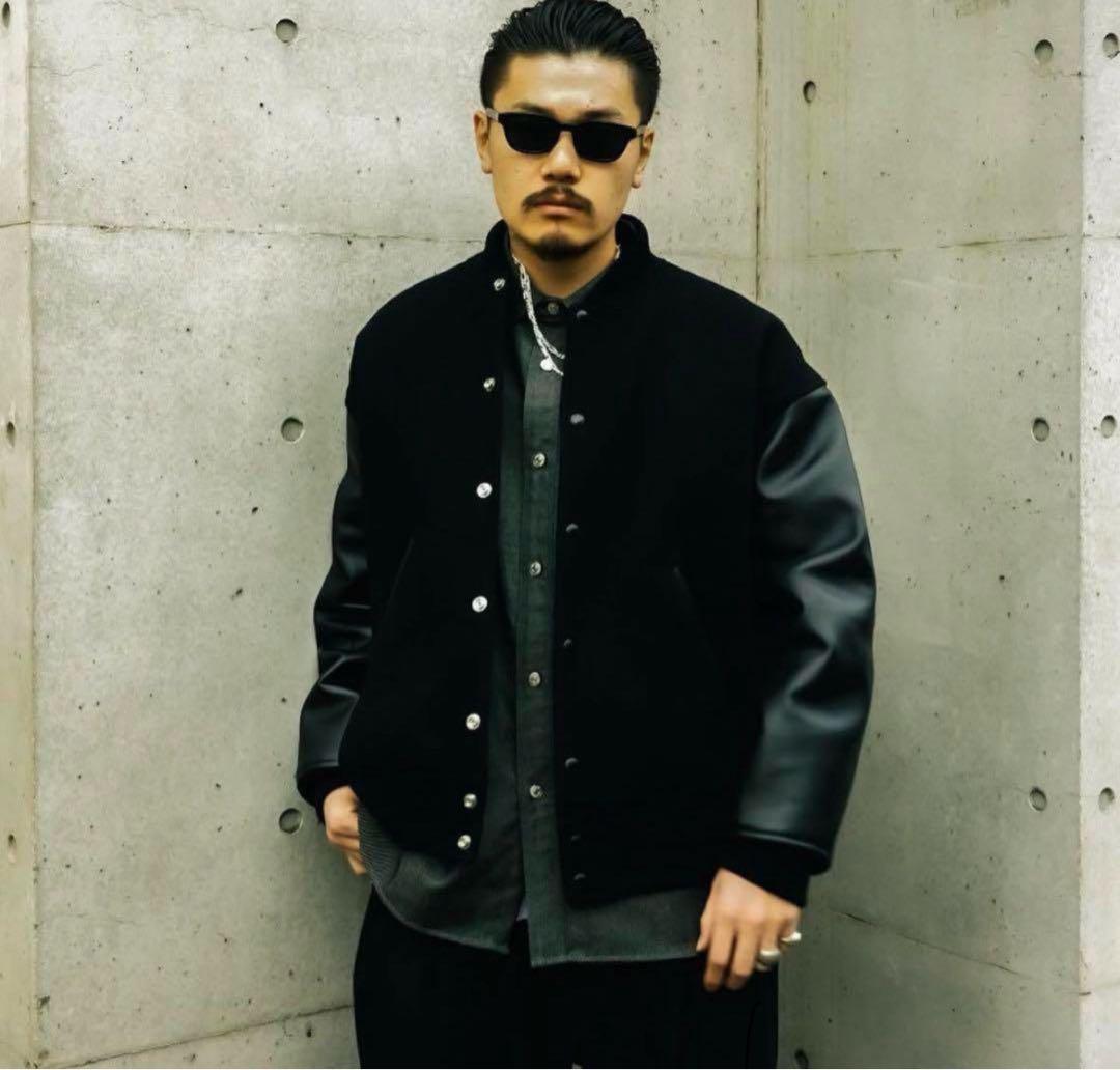 美品1回着用　COOTIE Wool Melton Stadium Jacket