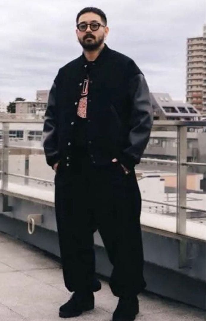 美品1回着用　COOTIE Wool Melton Stadium Jacket