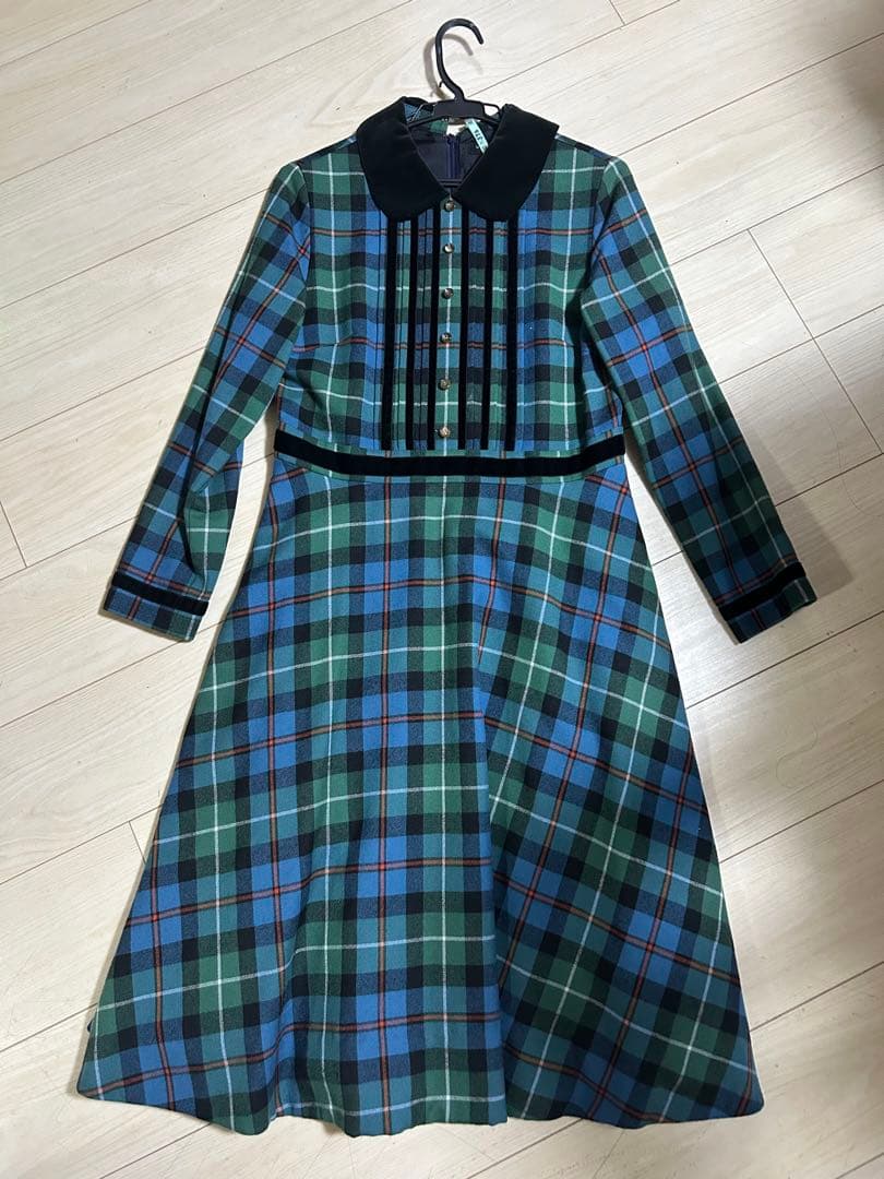 ジェーンマープル　タータンチェックワンピース