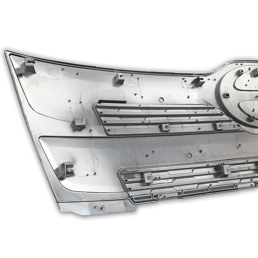 日野 17 レンジャーフロントインナーメッキ ラジエーターグリル 左右 新品