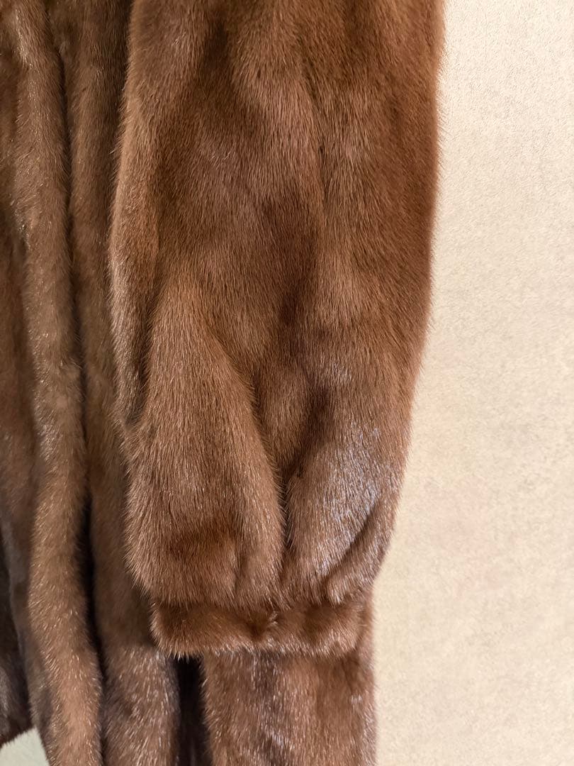 13号 Mario Valentino ファーコート　美品　ミンク