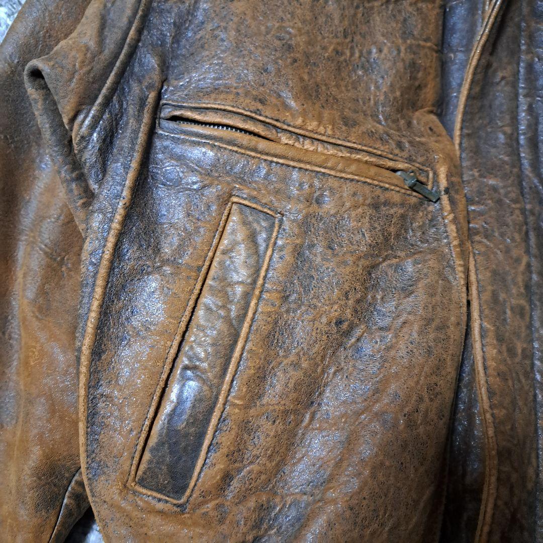 【激渋】90s　GELEONE 　短丈　G-1　フライトジャケット　革ジャン