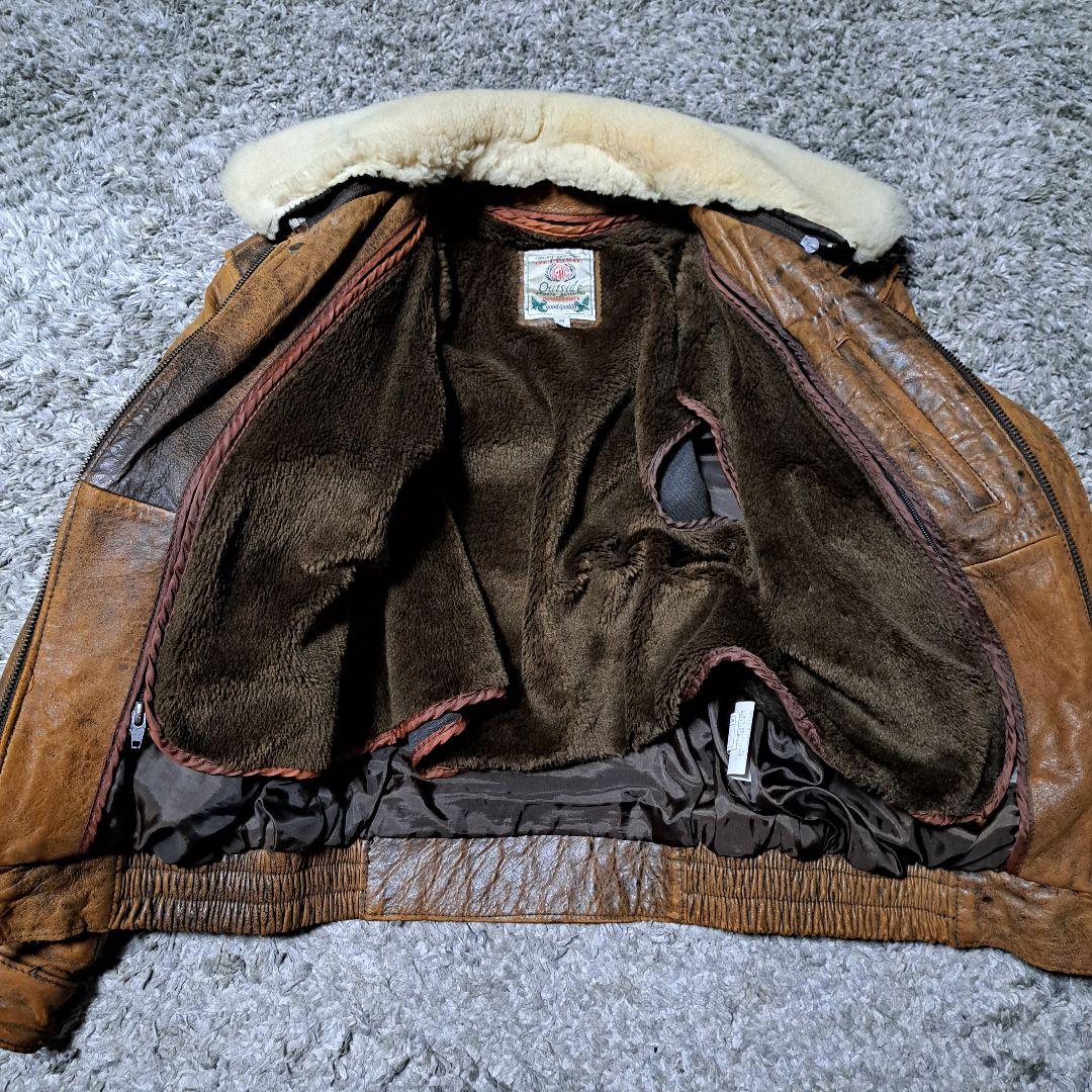 【激渋】90s　GELEONE 　短丈　G-1　フライトジャケット　革ジャン