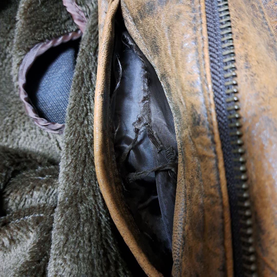 【激渋】90s　GELEONE 　短丈　G-1　フライトジャケット　革ジャン