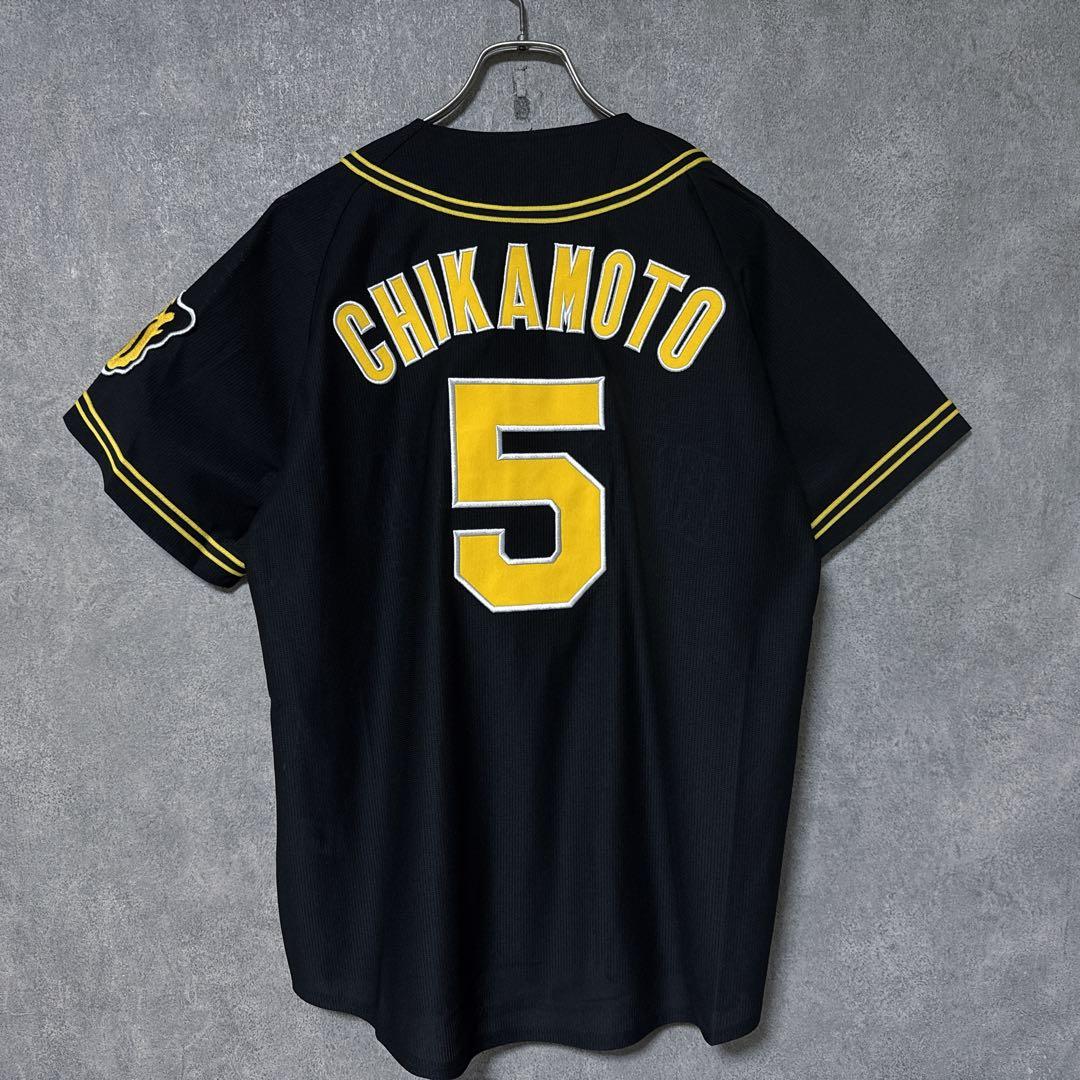 【レア】阪神 タイガース 近本光司 5 ユニフォーム ビジター M ブラック