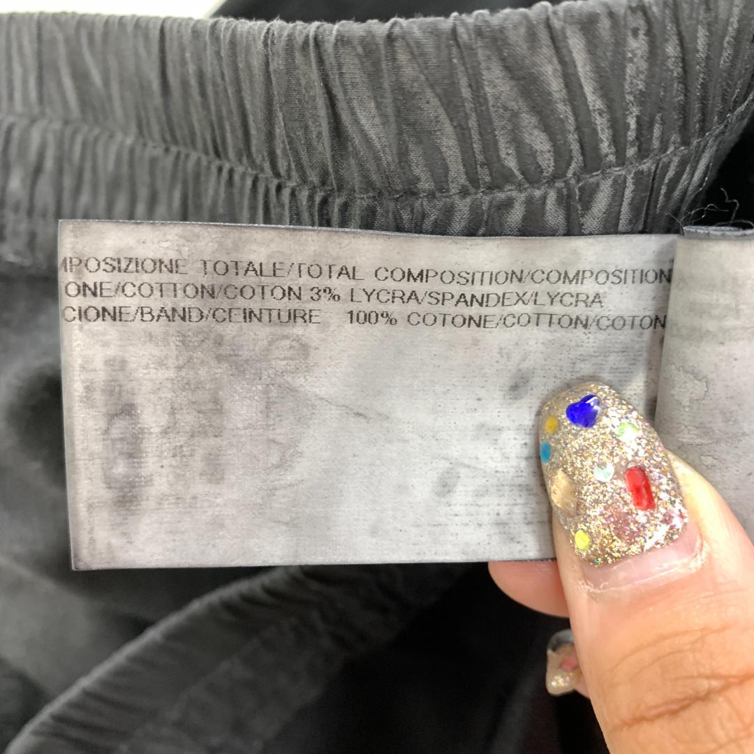 LA7797 リックオウエンス ブラックデニム レギンス コットン S