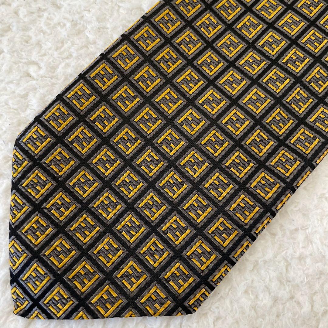 【未使用】FENDI ネクタイ ズッカ柄 フェンディ