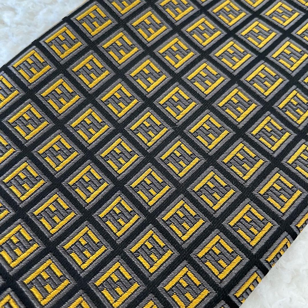 【未使用】FENDI ネクタイ ズッカ柄 フェンディ
