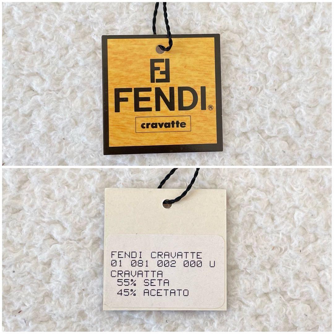 【未使用】FENDI ネクタイ ズッカ柄 フェンディ