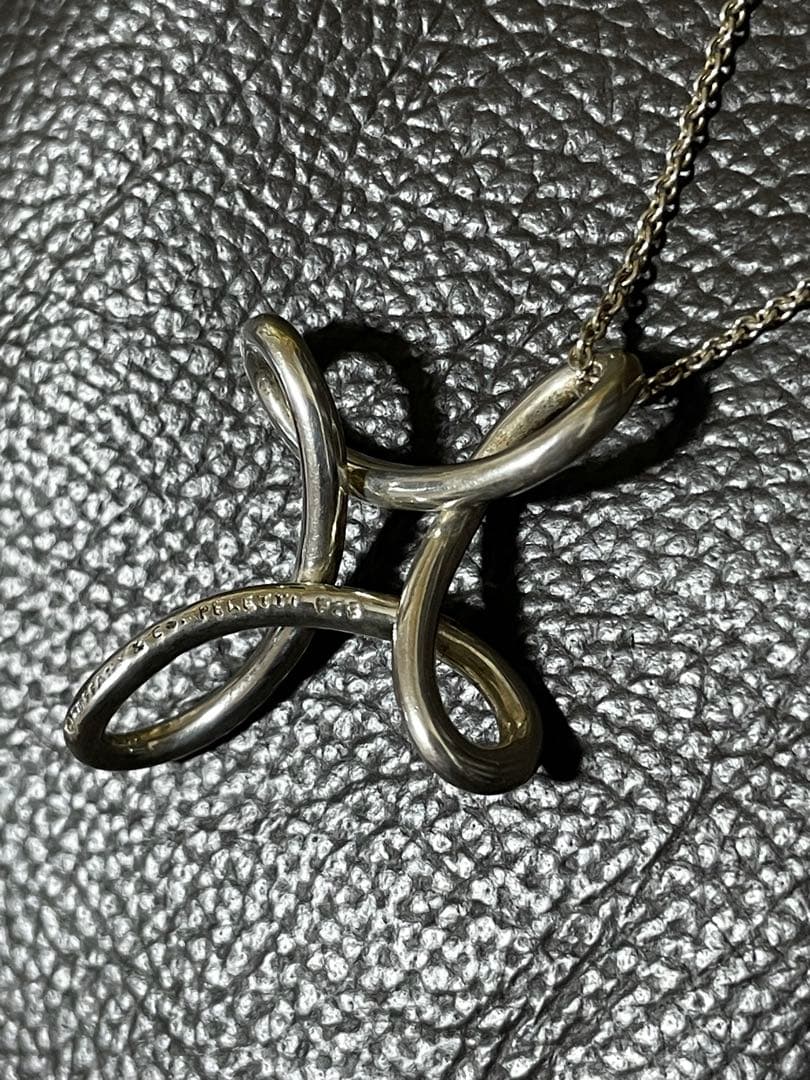 ティファニー　インフィニティクロスネックレス　シルバー925 ラージ