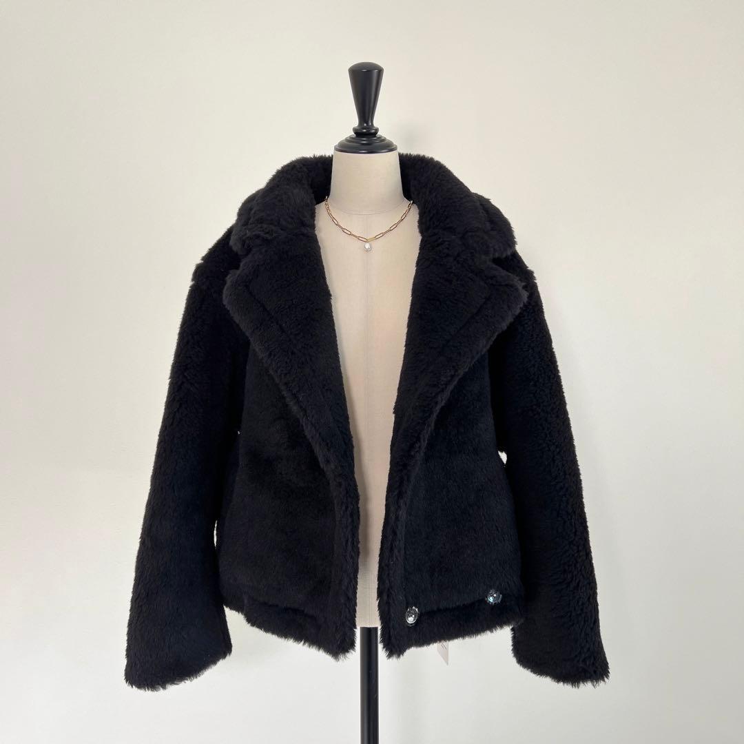 新型最新作❗️ベアクロップドコート アルパカ素材 MaxMaraお好きな方